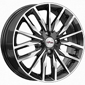 R16 6,0*16 4*100 +41 60,1 IFREE МИКОНОС Блэк Джек Автомобильный диск (KC946)